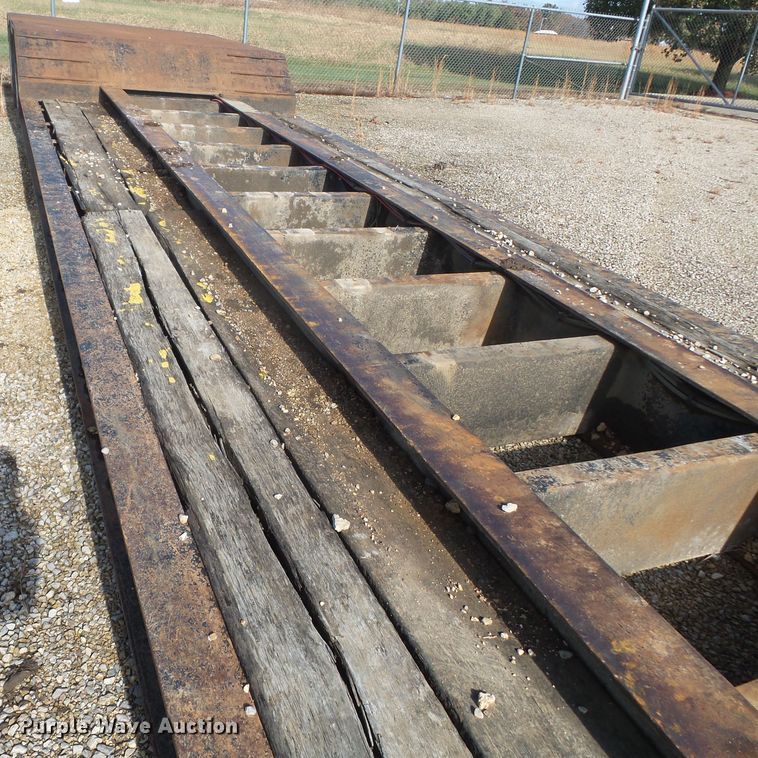 image for item DH7776 1999 Atoka lowboy equipment trailer