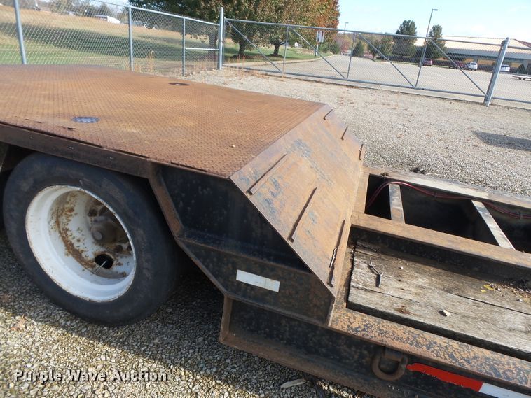 image for item DH7776 1999 Atoka lowboy equipment trailer