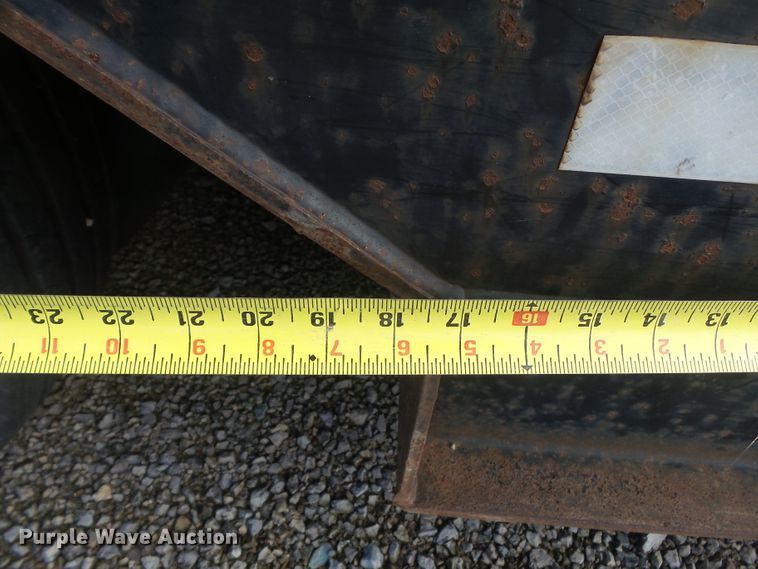 image for item DH7776 1999 Atoka lowboy equipment trailer