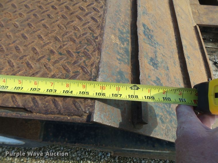 image for item DH7776 1999 Atoka lowboy equipment trailer