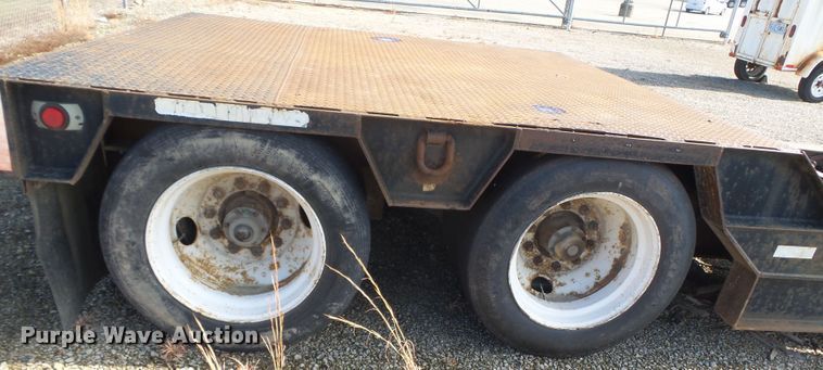 image for item DH7776 1999 Atoka lowboy equipment trailer