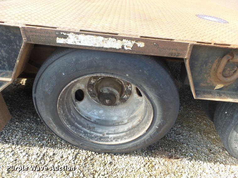 image for item DH7776 1999 Atoka lowboy equipment trailer