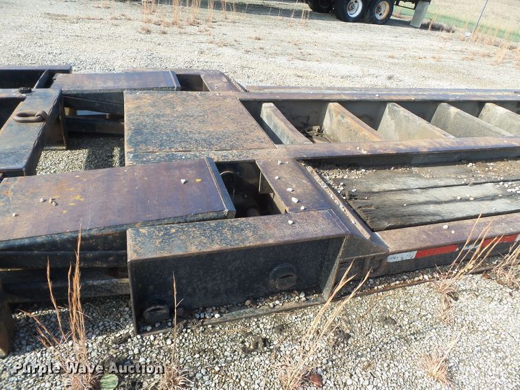 image for item DH7776 1999 Atoka lowboy equipment trailer