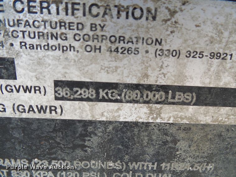 image for item DI0733 2008 East live bottom trailer