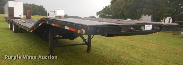 image for item DI2273 1997 Clark CDFBT-97 drop deck equipment trailer