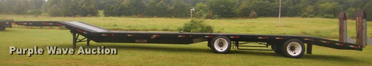 image for item DI2273 1997 Clark CDFBT-97 drop deck equipment trailer