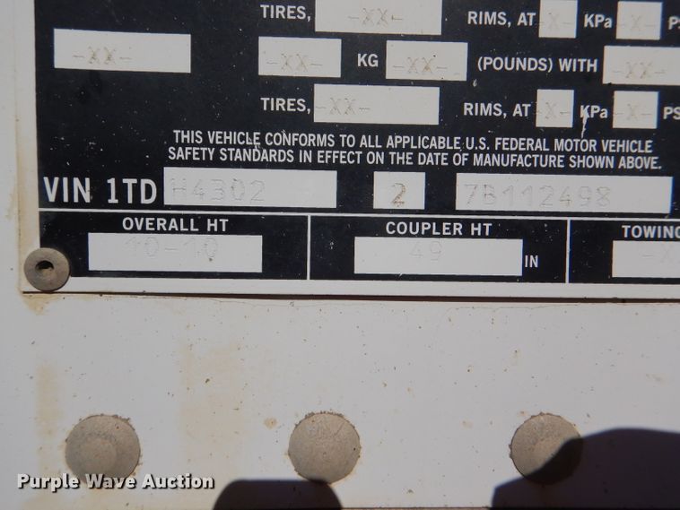 image for item DI2748 2007 Timpte Super Hopper double hopper bottom grain trailer