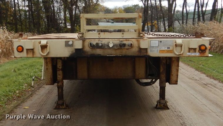 image for item EC9042 2008 Trail King TK70HT-432 drop deck equipment trailer
