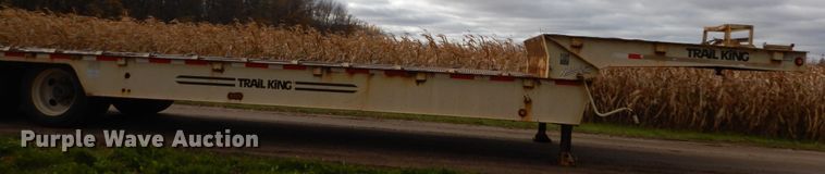 image for item EC9042 2008 Trail King TK70HT-432 drop deck equipment trailer