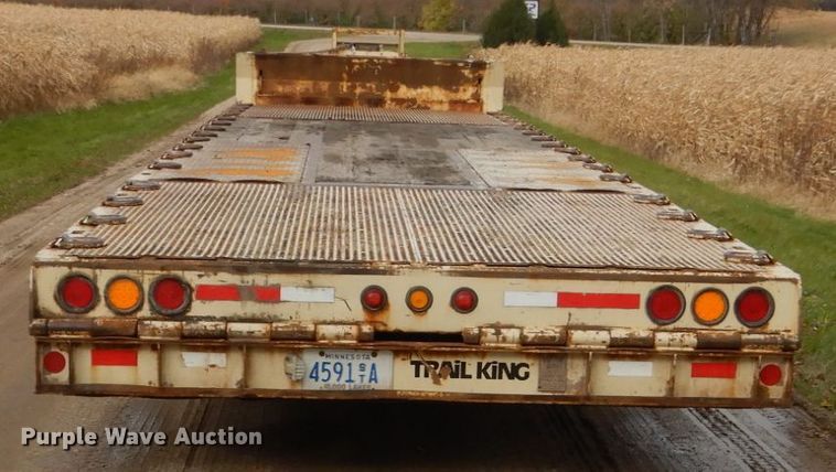 image for item EC9042 2008 Trail King TK70HT-432 drop deck equipment trailer
