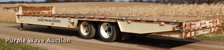 image for item EC9042 2008 Trail King TK70HT-432 drop deck equipment trailer
