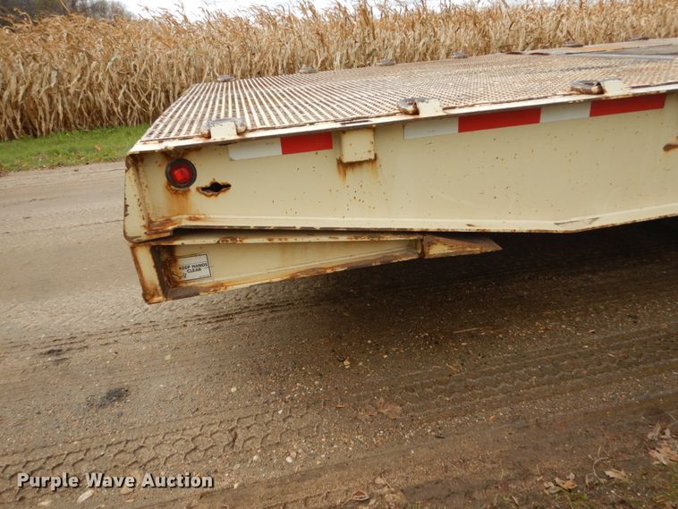 image for item EC9042 2008 Trail King TK70HT-432 drop deck equipment trailer