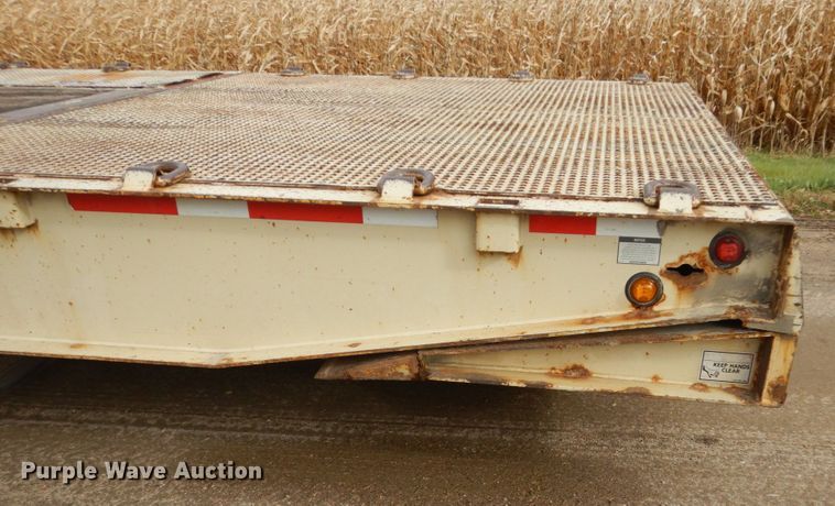 image for item EC9042 2008 Trail King TK70HT-432 drop deck equipment trailer