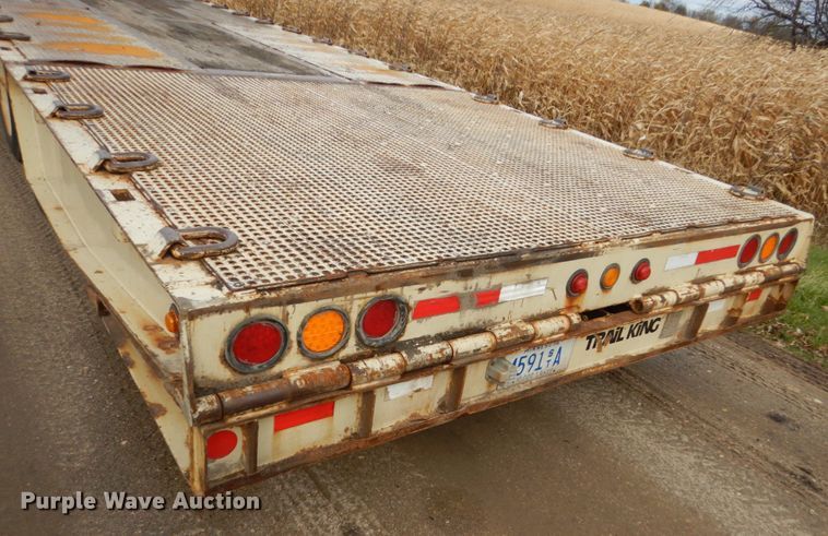 image for item EC9042 2008 Trail King TK70HT-432 drop deck equipment trailer
