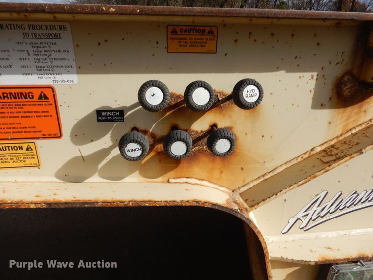 image for item EC9042 2008 Trail King TK70HT-432 drop deck equipment trailer