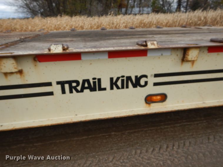 image for item EC9042 2008 Trail King TK70HT-432 drop deck equipment trailer