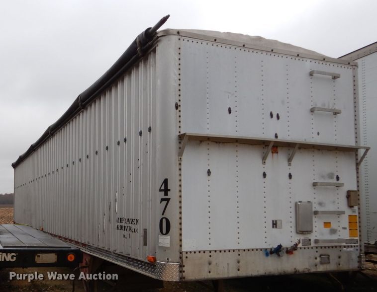 image for item EC9095 1990 Wilson double hopper bottom grain trailer