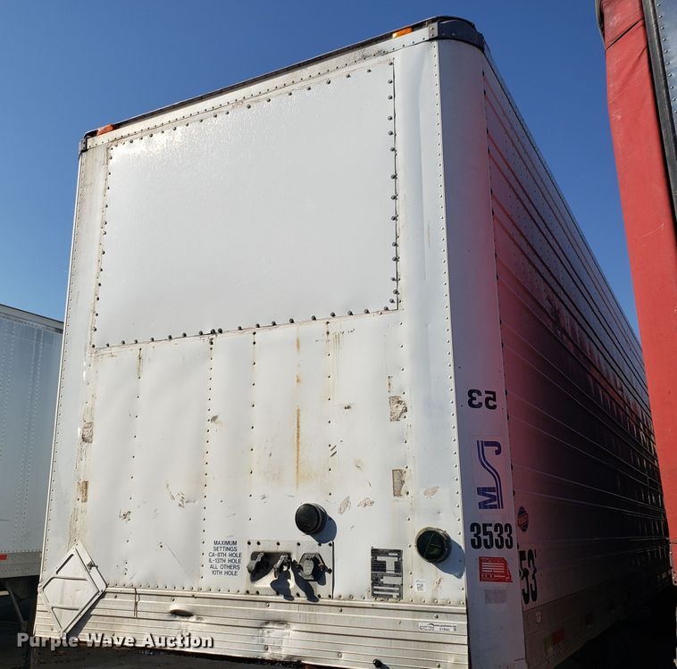 image for item ET9952 1998 Utility dry van trailer