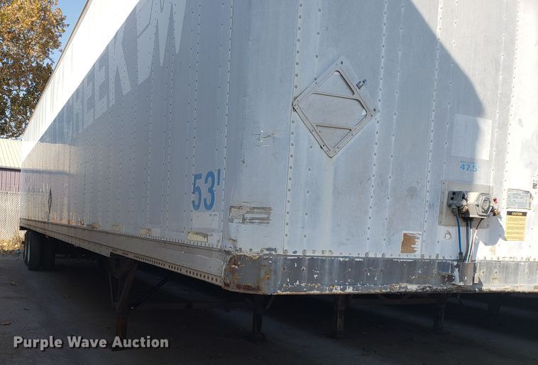 image for item ET9954 1997 Stoughton dry van trailer