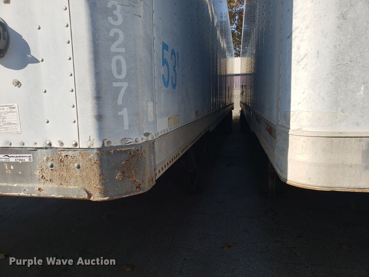 image for item ET9954 1997 Stoughton dry van trailer