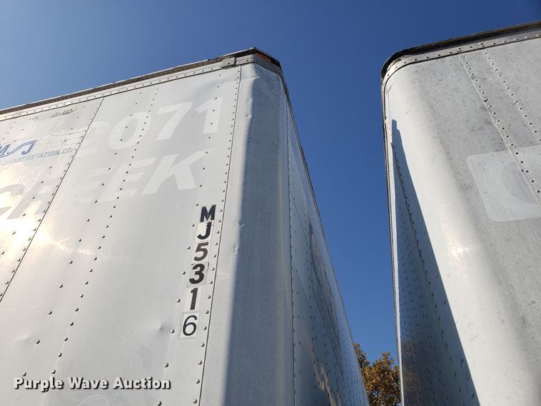 image for item ET9954 1997 Stoughton dry van trailer