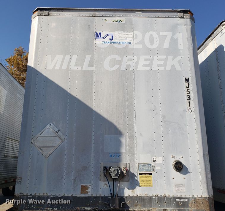 image for item ET9954 1997 Stoughton dry van trailer