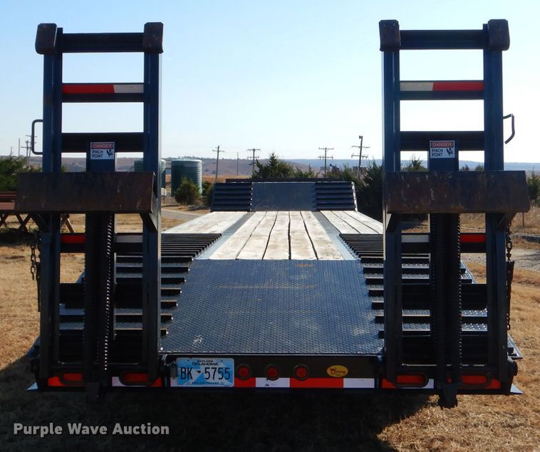 image for item FA9847 2019 Viking VFD46R16F35T drop deck equipment trailer