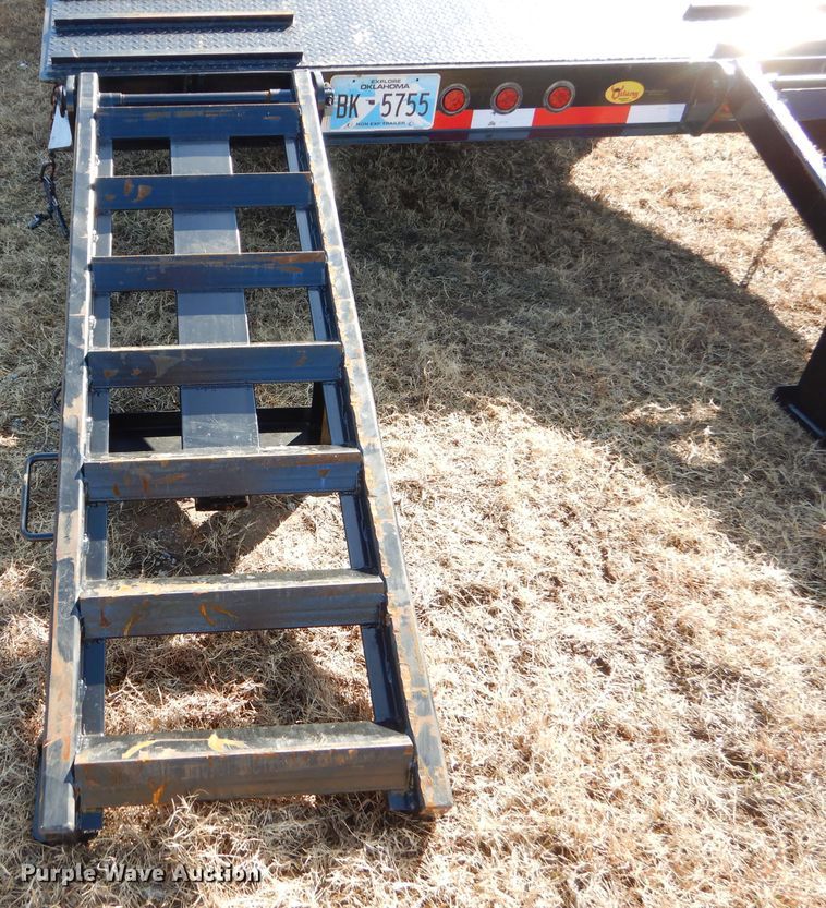 image for item FA9847 2019 Viking VFD46R16F35T drop deck equipment trailer