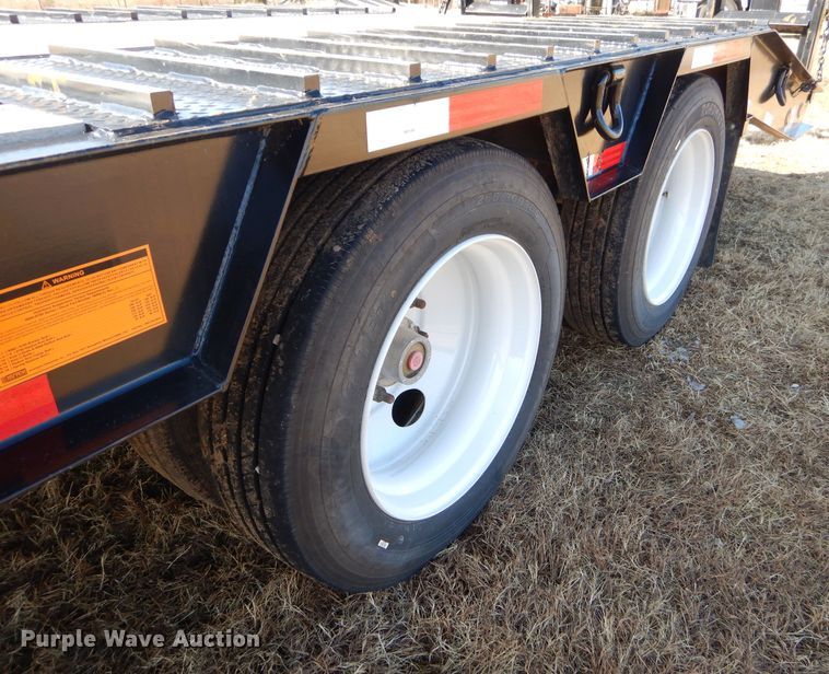 image for item FA9847 2019 Viking VFD46R16F35T drop deck equipment trailer