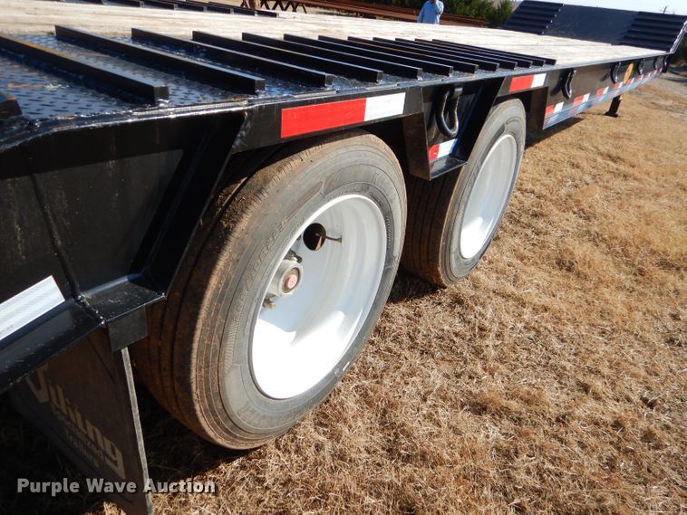 image for item FA9847 2019 Viking VFD46R16F35T drop deck equipment trailer