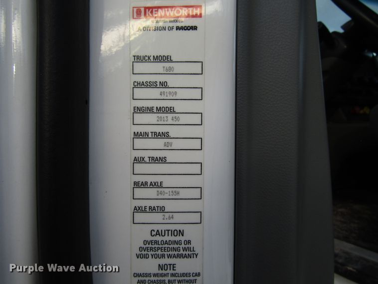 image for item FO9378 2016 Kenworth T680 semi truck