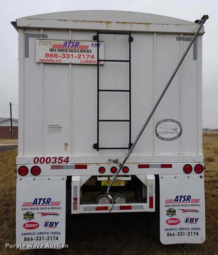 image for item GC9075 2009 CTS GHT-40 ST double hopper grain trailer