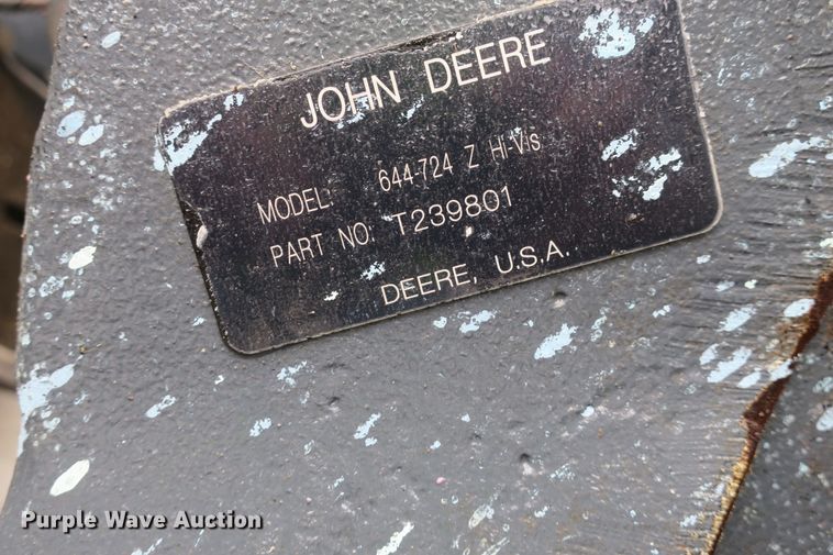 image for item DB10103 2016 John Deere 644K wheel loader