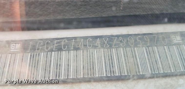 image for item DC3448 2008 Chevrolet Silverado 1500 pickup truck