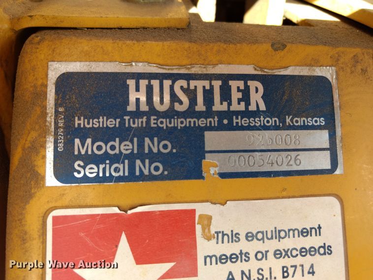 image for item DE1311 Hustler 4600 lawn mower
