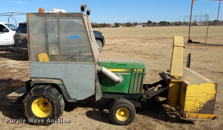 image for item DE1312 John Deere 430 lawn mower