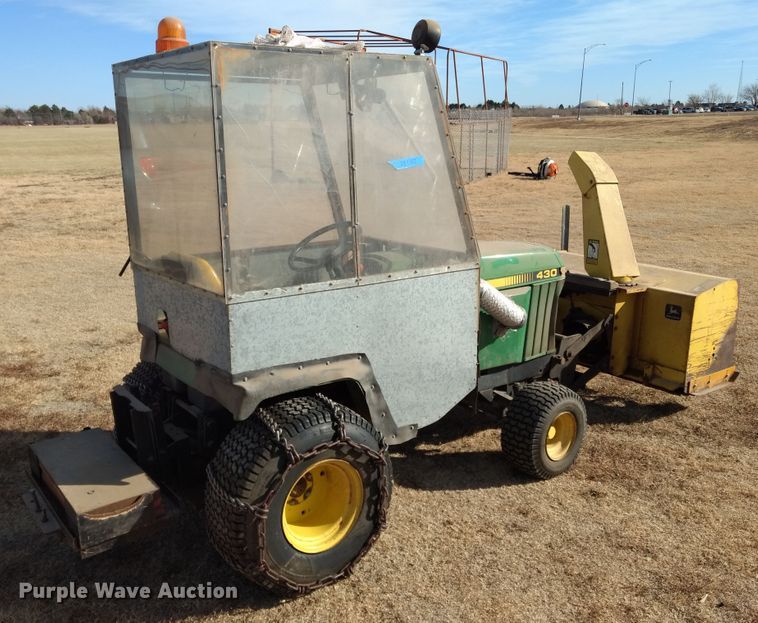 image for item DE1312 John Deere 430 lawn mower