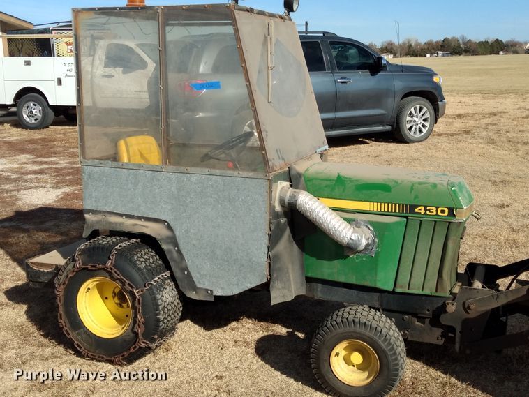 image for item DE1312 John Deere 430 lawn mower