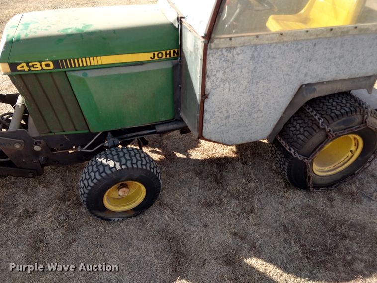 image for item DE1312 John Deere 430 lawn mower