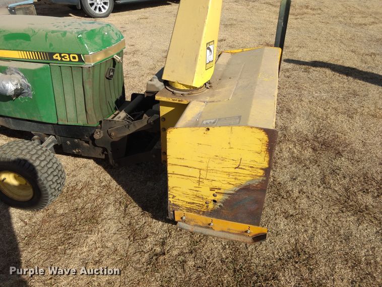 image for item DE1312 John Deere 430 lawn mower