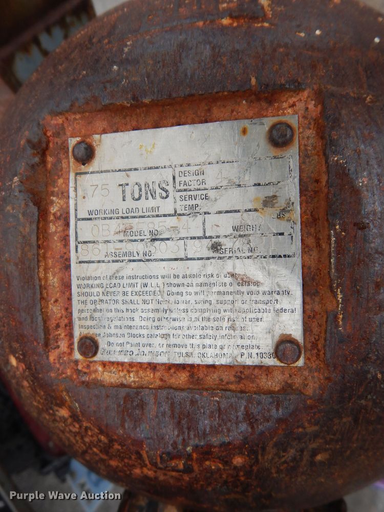 image for item DE4119 1995 International 4900 crane truck