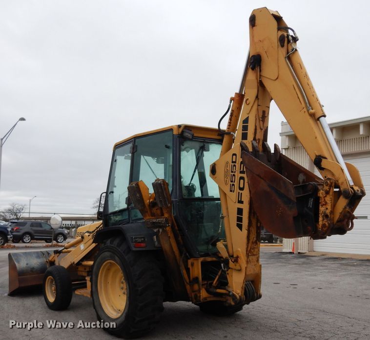 image for item DE4121 Ford 555D backhoe