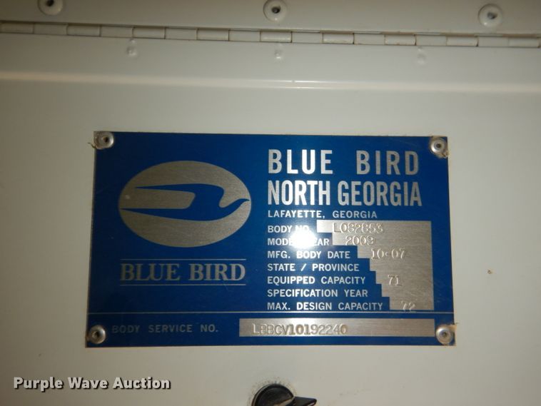 image for item DG4851 2009 Blue Bird Vision school bus