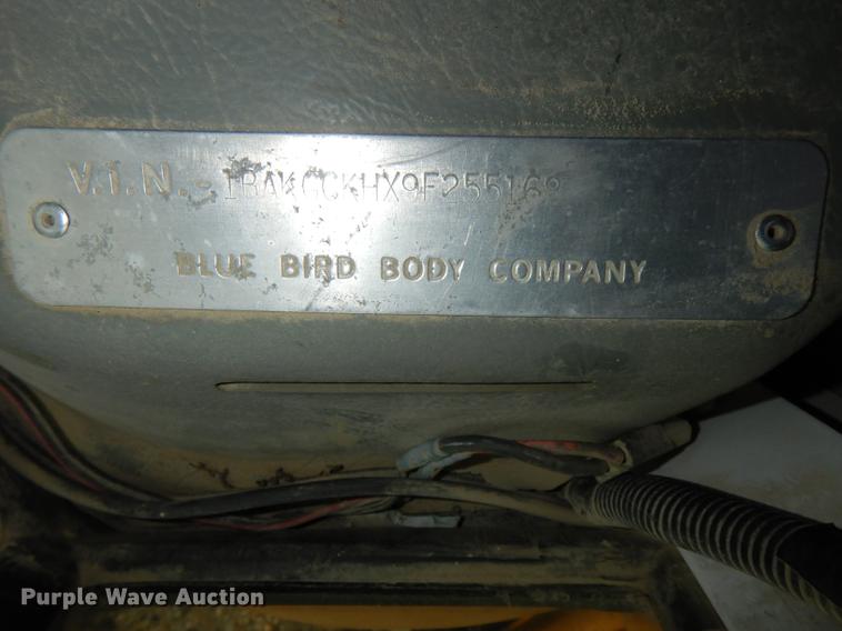 image for item DG4851 2009 Blue Bird Vision school bus