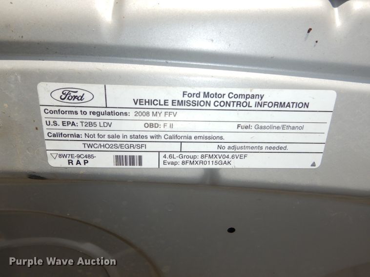 image for item DH4255 2008 Ford Crown Victoria Police Interceptor