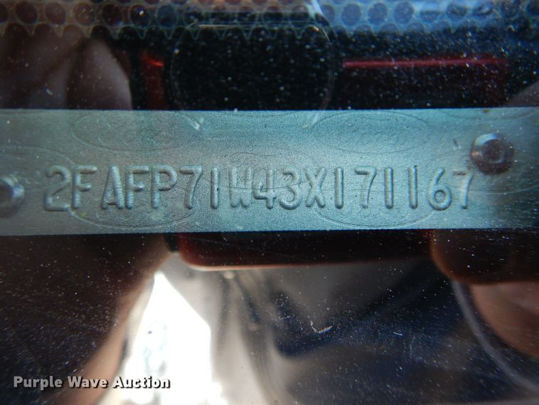 image for item DH6837 2003 Ford Crown Victoria Police Interceptor