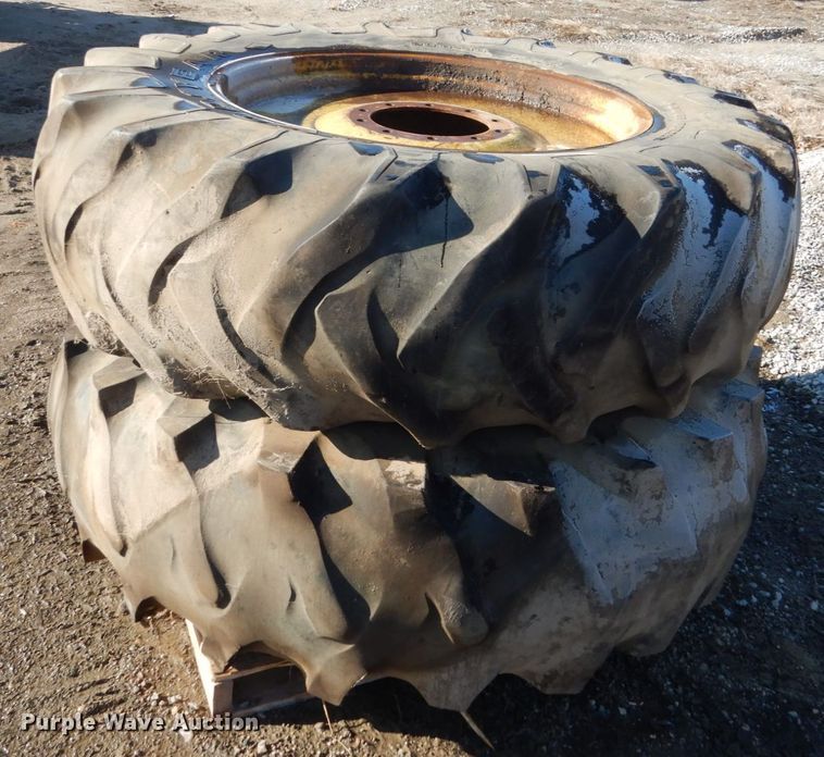 image for item EC9247 (2) 20.8-38 tires and wheels