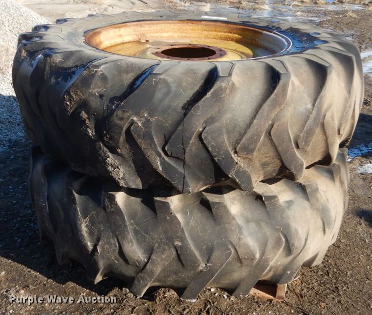 image for item EC9247 (2) 20.8-38 tires and wheels