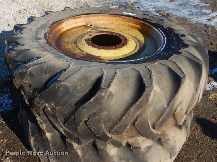 image for item EC9247 (2) 20.8-38 tires and wheels