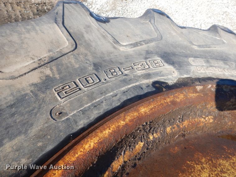 image for item EC9247 (2) 20.8-38 tires and wheels